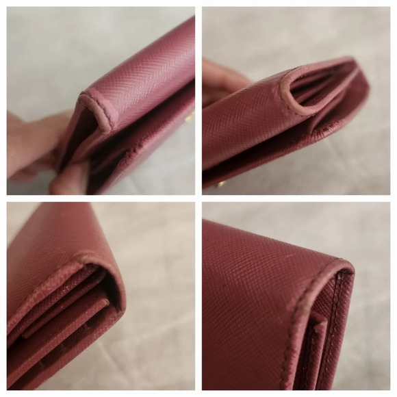 Prada Amethyst Dark Pink Compact Wallet - Picture 6 of 13